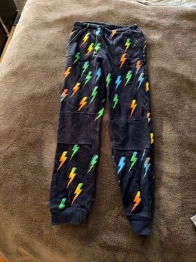 Chaser Navy Joggers with Multicolor Lightning Bolts